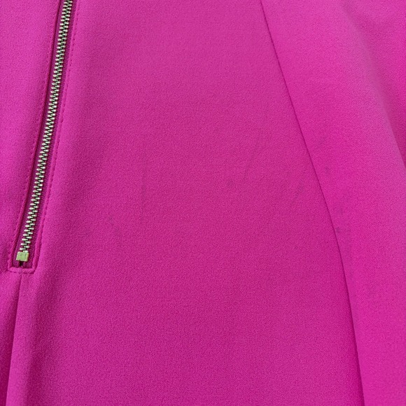 Calvin Klein Women's Barbie Pink Sheath Dress Short Sleeve FLAW Business 10 Work - Picture 11 of 11
